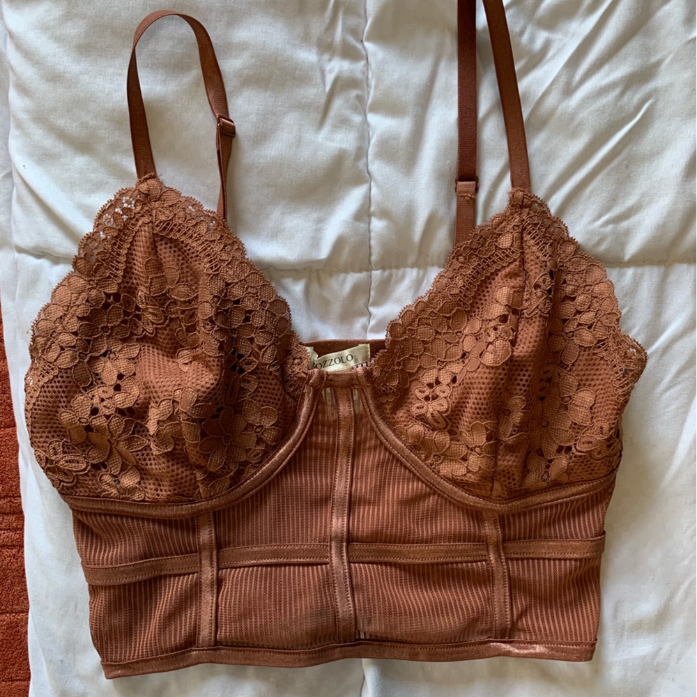 Lace crop top
